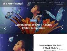 Tablet Screenshot of partofchange.com
